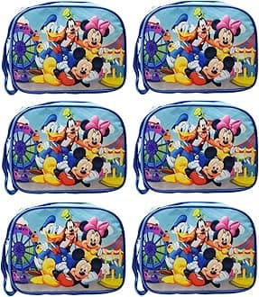 Asera Polycotton Birthday Return Gifts Sling Bag/Picnic Bag Cartoon Theme Bags for Kids, Multicolour