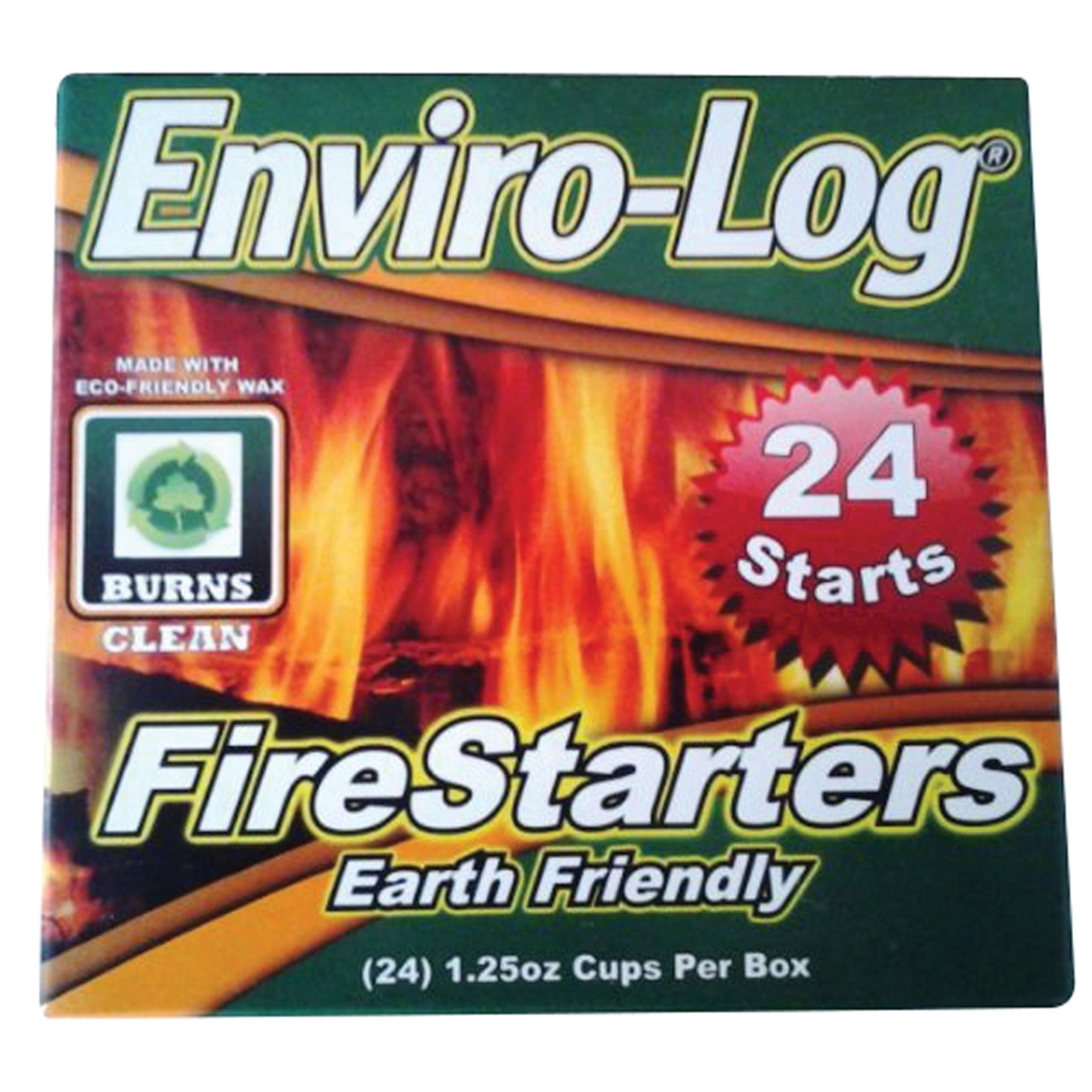 10008 Sales Enviro Log Fire Starter - 24 Count, Brown