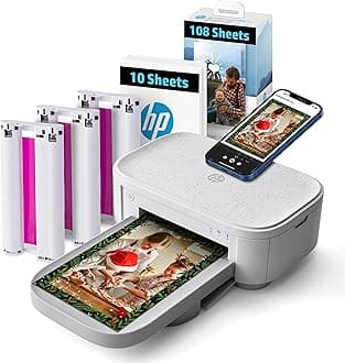 – Sprocket Studio Plus 4x6 (10.2x15.2 cm) Wireless Instant Photo Printer, 118 Sheets & Cartridge BUNDLE, Wi-Fi - Dye Sublimation, Color Pictures, Editing App for Photos, For Home Use or Portable