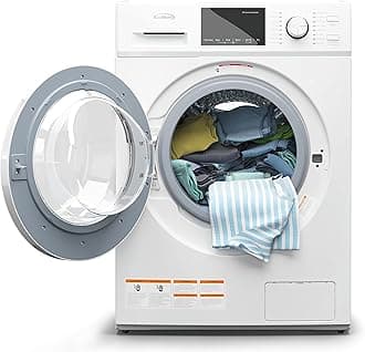 KoolMore 2-in-1 Front Load Washer and Dryer Combo, 2.7 Cu. Ft., for Apartment, Dorm, RV, 16 Wash and 4 Dry Cycles, Compact Space Saver [White] [120V] (FLC-3CWH)