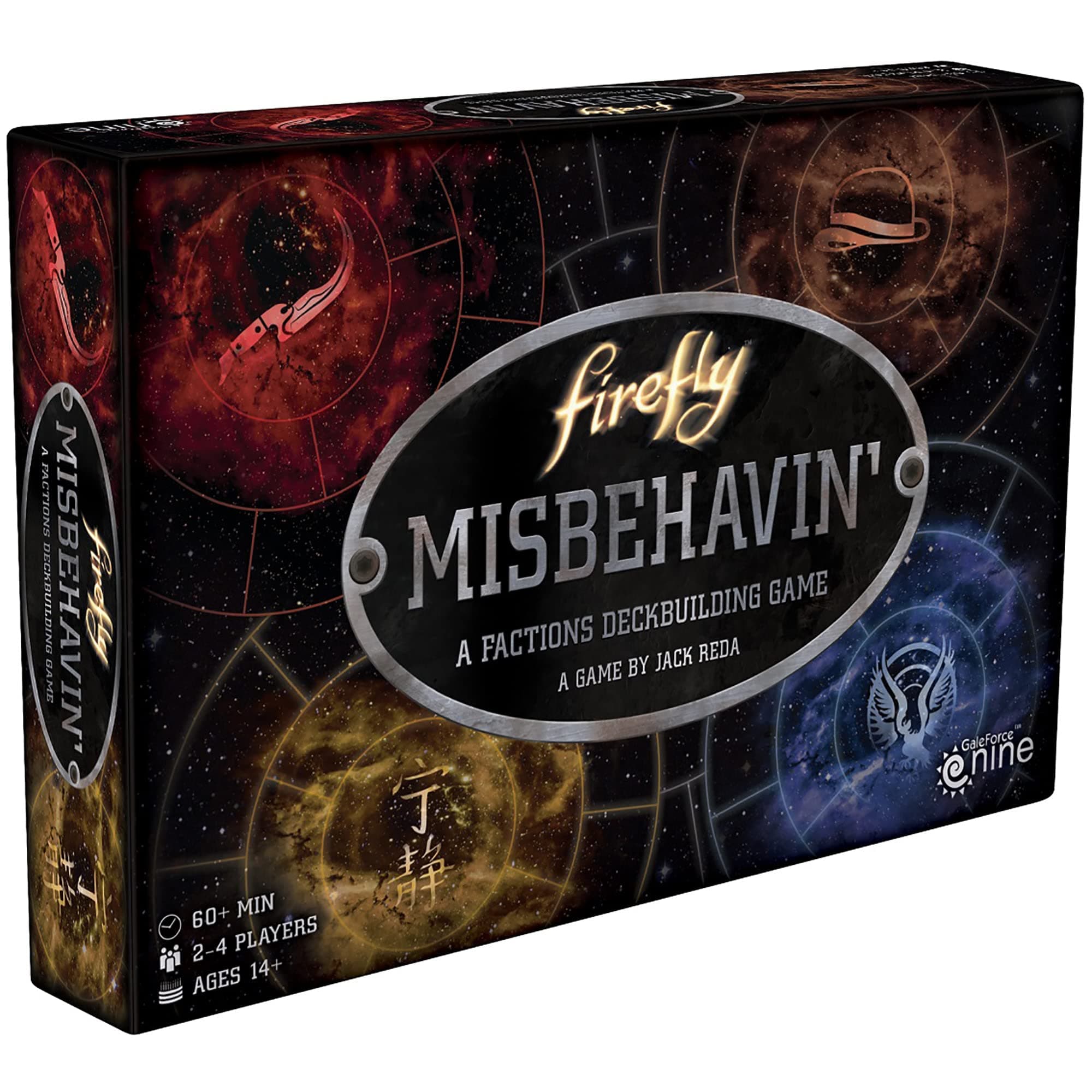 Battlefront Miniatures/ Firefly: Misbehavin' - A Factions Deckbuilding Game, Ages 14+, 2-4 Players, 60 Min