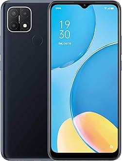 OPPO A15-6.5 inch, Dual Sim, 32 GB + Expandable 256 GB, Triple AI Camera Sim Free Android 10 Smartphone - Black