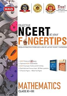 MTG Objective NCERT at your Fingertips Mathematics, Best Books For JEE Preparation (Based on NCERT Pattern - Latest & Revised Edition 2022) [Paperback] MTG Editorial Board [Paperback] MTG Editorial Board Paperback – 17 November 2021