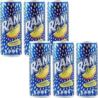 Rani Float Pulp Juice, Pineapple, 240 ML (Pack - 6 )