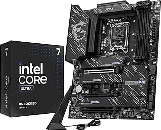 MICRO CENTER CPU Motherboard Combo - Ultra7 265K 20 cores up to 5.5 GHz Desktop Processor with Z890 Gaming Plus WiFi Motherboard