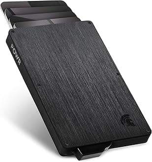 Card Holder Wallet, RFID for Men, Minimalist Wallet Credit Holders, Metallic Slim