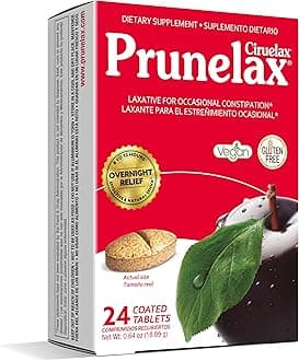 Ciruelax Natural Laxative Regular for Occasional Constipation, 24 Tablets