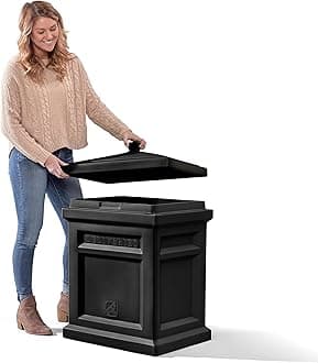 Step2 583199 Express Package Delivery Box, 31"H x 18"W x 23"D, Black