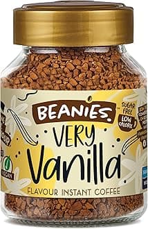 Beanies The Flavour CoVery Vanilla Freeze Dried Coffee 50g, White