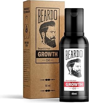 Beard and Hair Growth Oil - 50 ml for faster beard growth and thicker looking beard | Natural Actives Only | No Harmful Chemicals