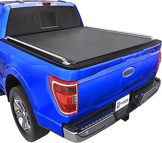 Tyger Auto T2 Low Profile Soft Roll-up Truck Bed Tonneau Cover Compatible with 2015-2025 Ford F-150 | Fleetside 5.5' (67") Bed | TG-BC2F6229