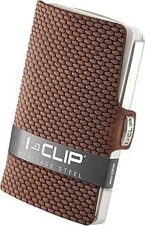 Heritage Steel Blasted Milanaise Oak, wallet, money bag, purse, credit card case, credit card holder