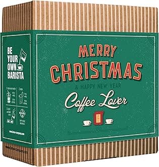 Christmas Coffee Gifts for Men & Women - 5 of the World's Finest Single Estate Specialty & Organic Coffees | Perfect Secret Santa Gift Set Idea for Him & Her | Brew & Enjoy Anytime, Anywhere