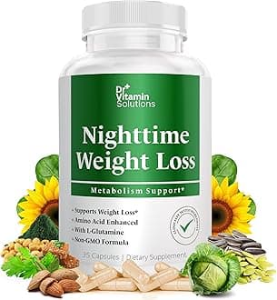 Nighttime Fat Burner Supplements - Appetite Suppressants for Weight Loss - Night-Time Fat Burner for Women & Men - Metabolism Booster Weight Loss Pills - 35 Capsules