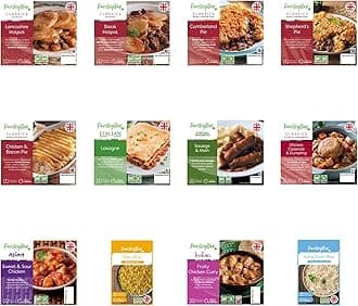 British Classics 10 Ready Meals Microwavable Long-Life Ready Meal Deal Selection