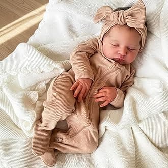 Zero Pam Real Life Reborn Baby Dolls 19 Inches Realistic Newborn Baby Girl Life Like Baby Dolls That Look Real Soft Silicone Baby Dolls Toy for Kids Age 3+