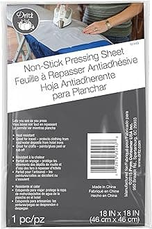 Dritz Clothing Care 82443 Non-Stick Pressing Cloth, 18 x 18-Inch , White