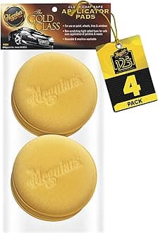 Meguiar's W0004 Foam Applicator Pad 4-1/2", 4 per pack