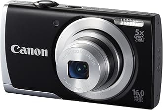 Canon PowerShot A2500 16.0 MP Digital Camera with 5X Optical Zoom and 720p HD Video Recording (Black)