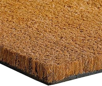 FloorPro Living Coir Matting for Entrances - Tough Bristles - Doorway Coconut Entrance Mat Strips - Cut to Size - Doormats (2m x 1m (200cm x 100cm))