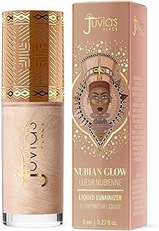 Juvia's Place Nubian Glow Liquid Luminizer - Star Struck, Radiant Highlighter Makeup Glowy Tint Daily Dewy Luminous Beauty Creamy Bronzing Skincare Radiating Brightening Natural Shine Face & Cheeks