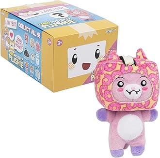 LankyBox Mini Mystery Plushie Series 2 – Collectible Mystery Plush Toy, 9 Characters to Collect Including Boxy, Foxy, Rocky, and More, Ages 3+