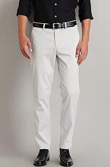 - Men's Regular Fit Flexi Waist Casual Pants | Stretchable Chinos | Stylish Office Fashion Trousers