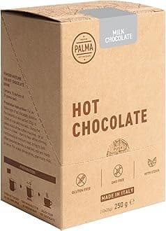 PALMA Italian Hot Chocolate Sachets - Milk Chocolate | 250g (10 Servings)