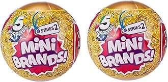 5 Surprise Mini Brands! Series 2 (Pack 2), Multicolor