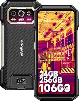 Armor 27T Plus 4G Rugged Phone, Thermal Imaging 64MP+50MP Camera, 24GB+256GB MTK Helio G99, 10600mAh(33W), 30W Wireless Charging, 6.78" FHD+ 120Hz Corning Gorilla Screen, IP68/69K, Android 15