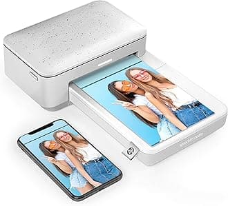 HP Sprocket Studio Photo Printer - Personalized & Print Waterproof 4x6 Photo (3MP72A)