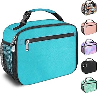 Kids Lunch Box for Boys Girls Lunch Bag Insulated Durable Lunchbox Children Lunch Tote Bag for School Light Blue