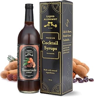 Tamarind Syrup for Cocktails - Real Ingredients Make our Tamarindo Syrup the Perfect Spicy Margarita Mix - Made Fresh with All Natural Tamarind Concentrate (25.4 oz)