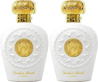 Lattafa Opulent Musk for Women Eau de Parfum Spray, 3.4 Ounce (Pack of 2)