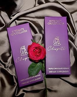 Cleopatra Dark Chocolate for Men & Women I Chocolate Gift Box for Husband & wife I Valentine Gift Set for Boyfriend & Girlfriend I Best Gift Set for Birthday, Anniversary for boy & Girl (Pack Of 2)