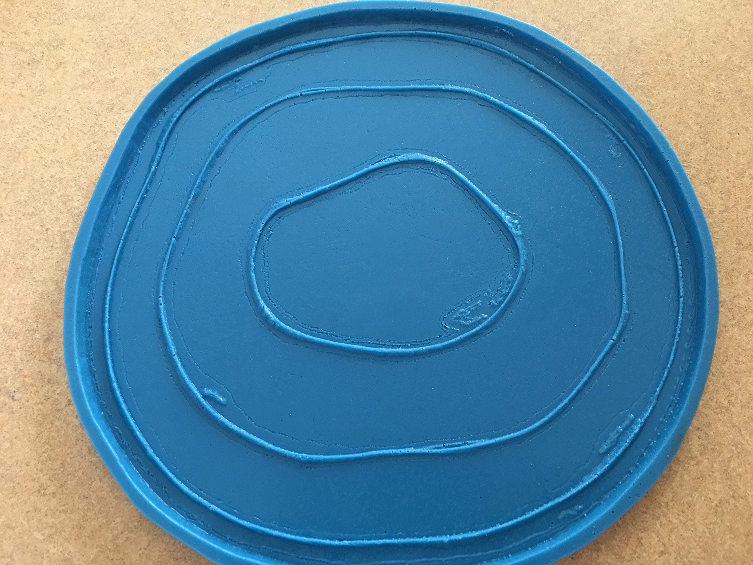 SLICED AGATE EPOXY RESIN MOLD - X-LARGE, Approx 9" X 9"- Large Casting Epoxy Mold To Create Beautiful Realistic Agates