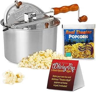 Aluminum 6 Qt Whirley-Pop Popcorn Popper