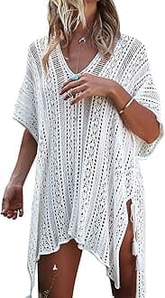 HARHAYWomen's Summer Swimsuit Bikini Beach Swimwear Cover up Beige