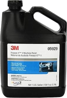 Finesse-It II Machine Polish, 05929, 1 gal, High Gloss, Smooth Finish for OEM and Aftermarket Automotive Paints