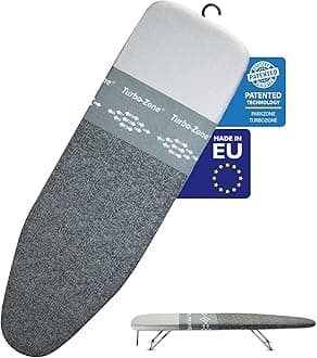 Smart Hanger Tabletop Ironing Board | Designed and Made in Europe with New Patent EZ Glide Technolgy, & Park Zone, European Quality and Innovation (Size-34x12)