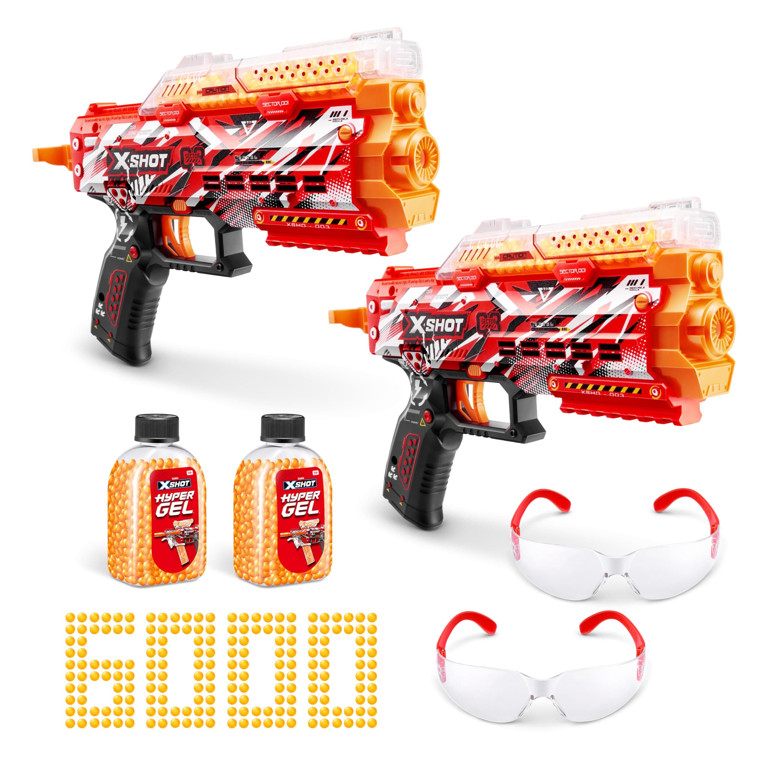 Hyper Gel Stinger Blaster 2 Pack (6,000 Hyper Gel Pellets), Ages 14 & Up by ZURU