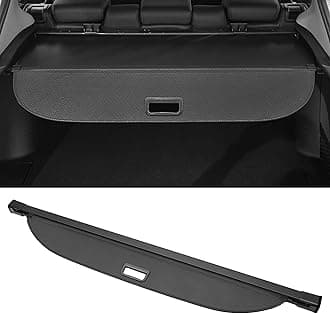 Motoforti Car Trunk Retractable Cargo Cover for Kia Sorento 2.4L 3.3L 2014-2015 Rear Trunk Parcel Shelf Luggage Security Shield Shade, Canvas, Black Carbon Fiber