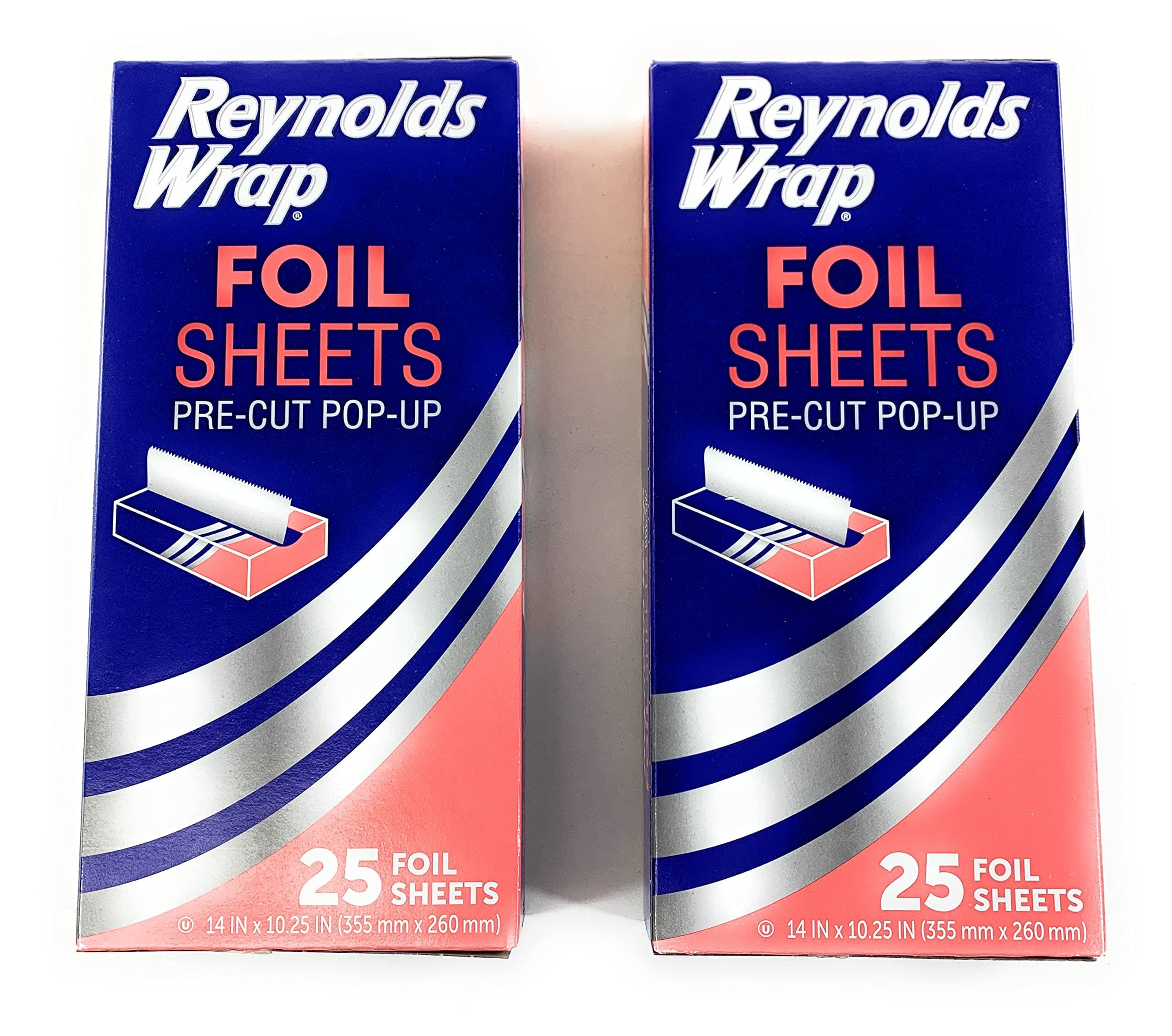 Reynolds Wrappers Pop Up / Foil Sheets (2 Pack) No cutting or Tearing
