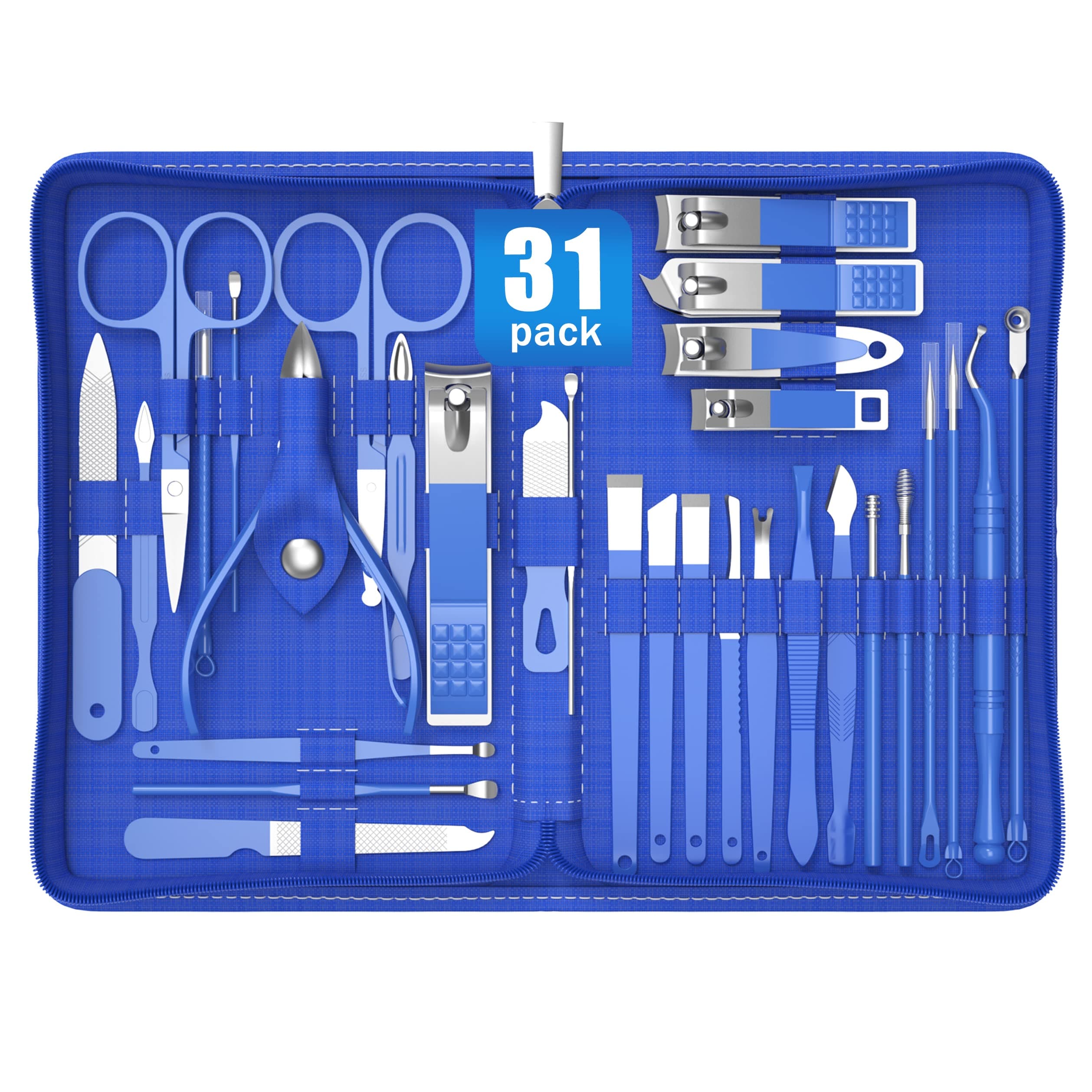 Manicure Set 31pcs (Blue)