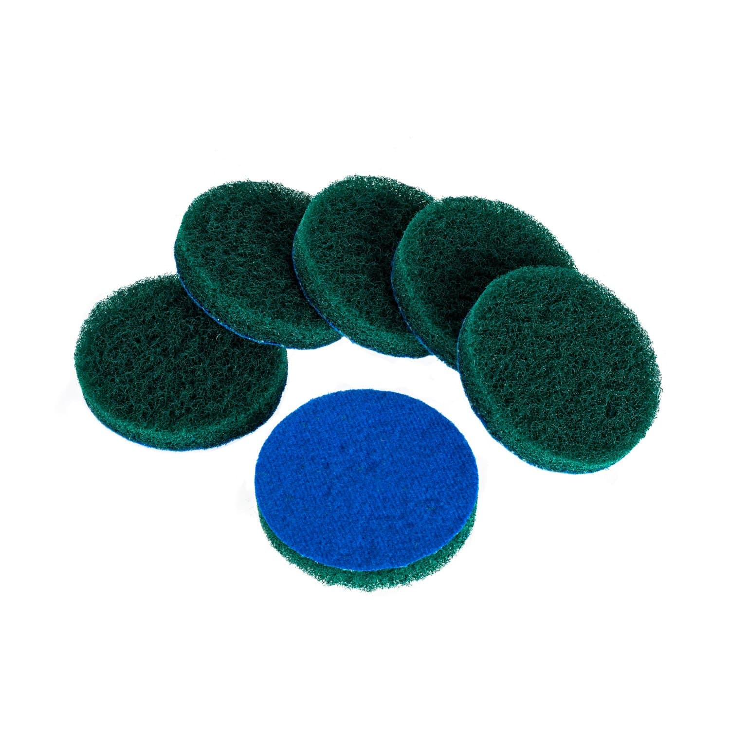 Kichwit 6-Pack Replacement Scrub Pads, Super Abrasive, Green (4 Inch)