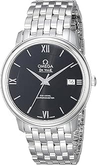Omega Men's 42410372001001 Analog Display Swiss Automatic Silver Watch