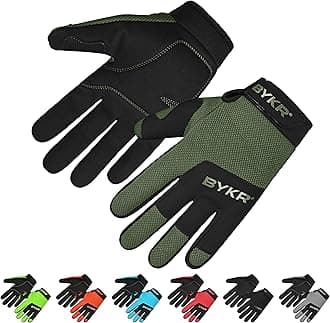 BYKR Motorcycle Gloves for Men & Women Protection for Dirt Bike BMX MX Motocross & ATV Mountain Bike Riding Gloves All-Weather Sports Motorbike Cycling Racing Gloves Stay Safe, Ride in Style