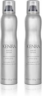 Kenra Shine Spray | Instant Weightless Shine Hairspray | Tames Frizz & Flyaways | Enhances Color Vibrancy | Lightweight, No Hold | All Hair Types