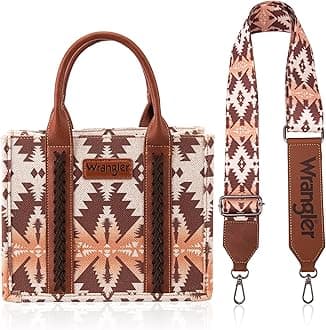 Wrangler Tote Bag Western Purses for Women Shoulder Boho Aztec Handbags