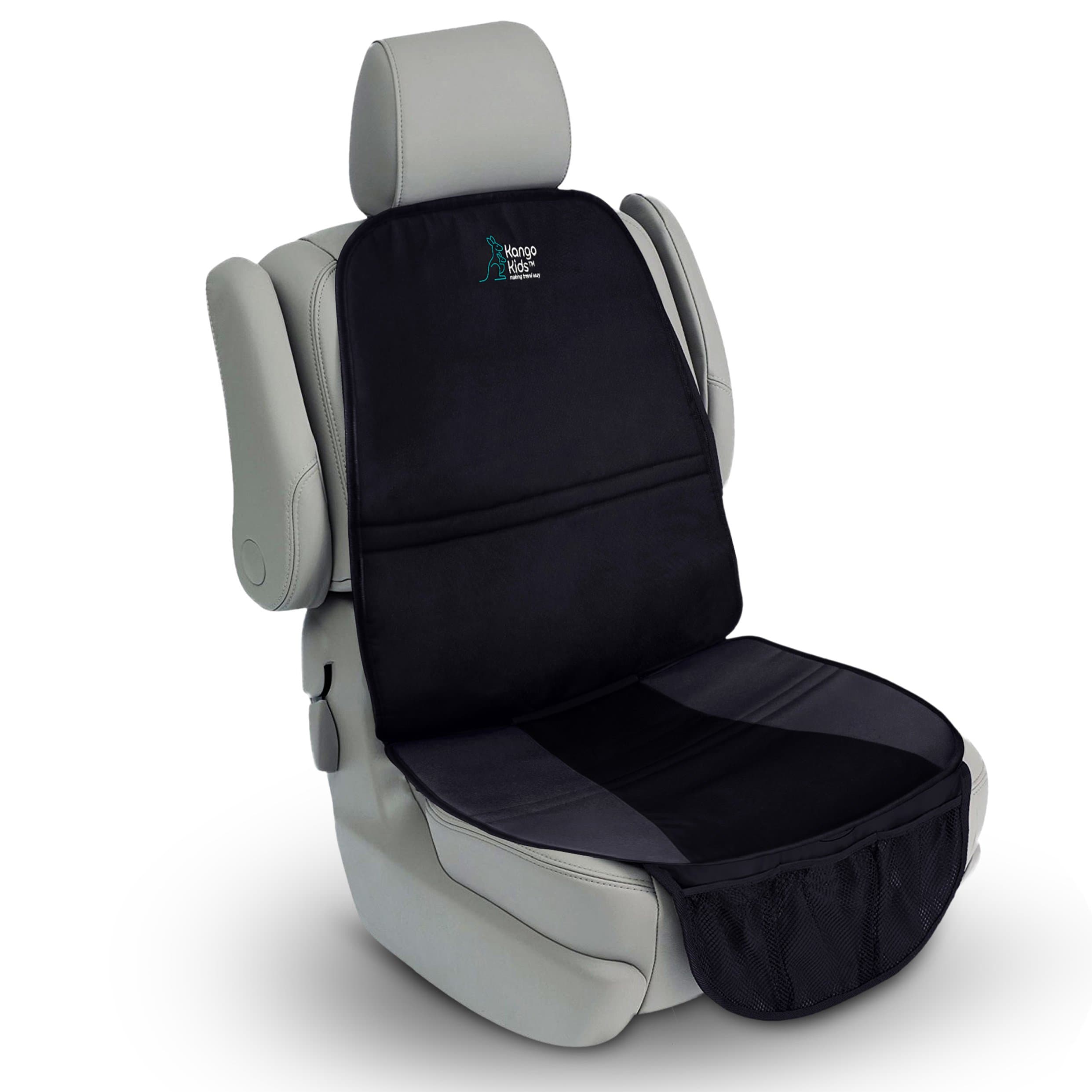 Universal Car Seat Protector – Extremely Durable with Non-Slip Backing - Increased Safety for your Child or Baby. Leak-proof to Protect against Accidental Spills. Compatible with most Carseats.